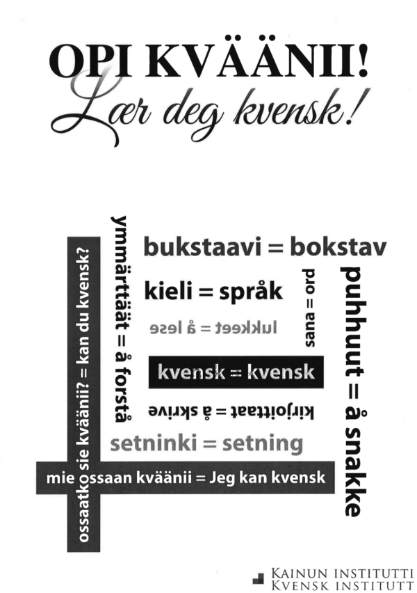Opi kväänii! - kurshefte (Porsanger)